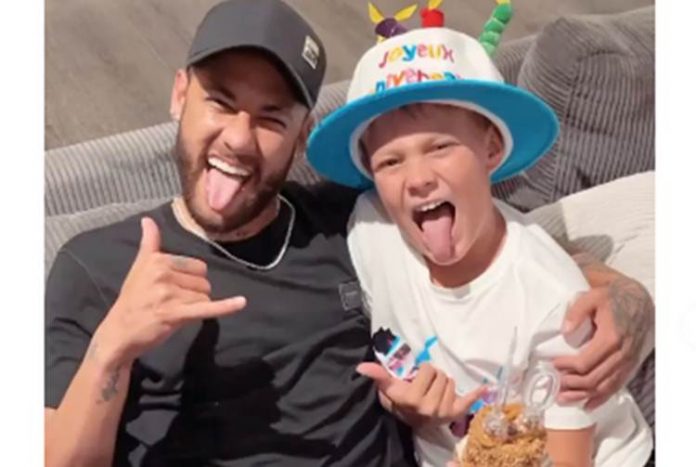 Neymar Celebra Anivers Rio Do Filho Dia Do Meu Parceirinho Rea Vip