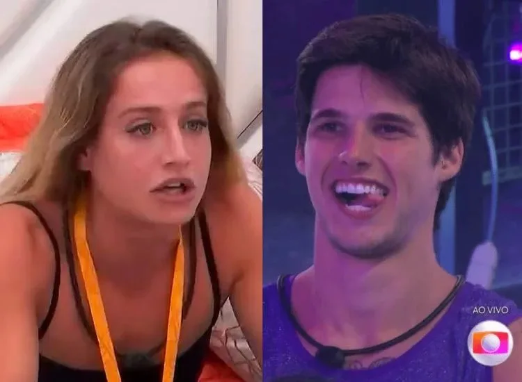 BBB23 Bruna Griphao e Gabriel trocam carícias Área VIP