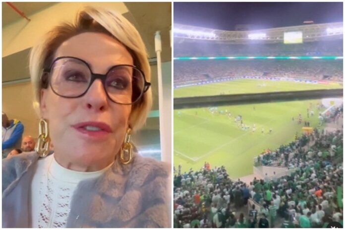 Ana Maria Braga Se Emociona Jogo Do Palmeiras Presente Para A