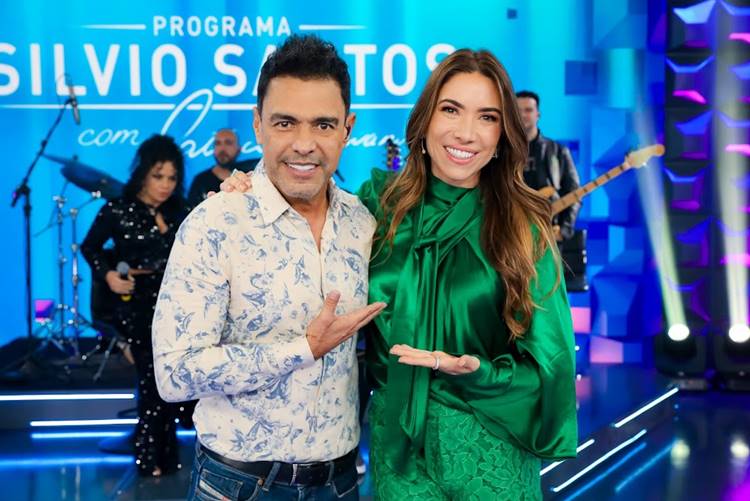 Zezé Di Camargo conversa Patrícia Abravanel e canta no Programa