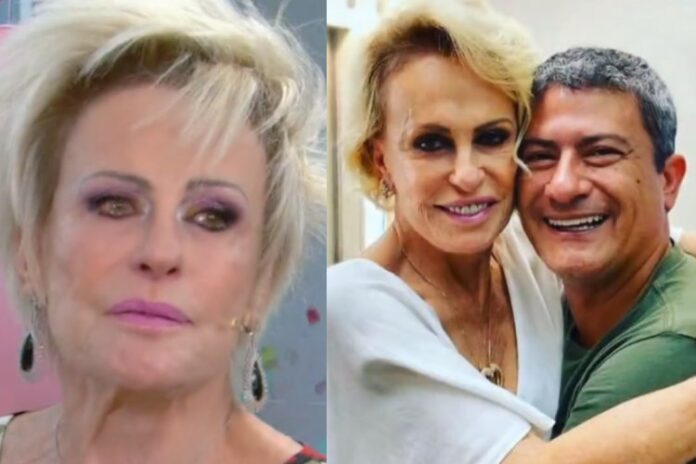 Ana Maria Braga chora ao lembrar de Tom Veiga no aniversário do Mais