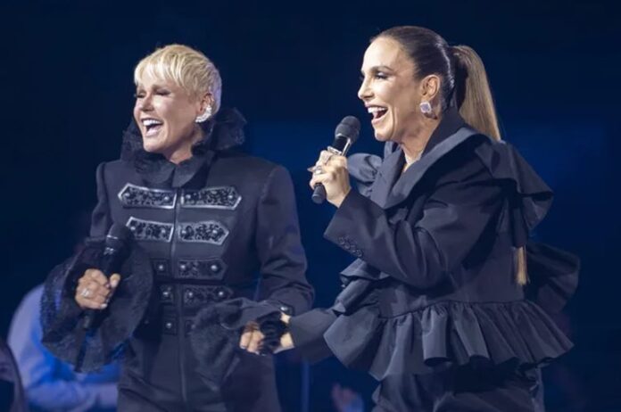 Xuxa Acompanha Show De Ivete Sangalo No Maracan Pela Tv E Declara Te