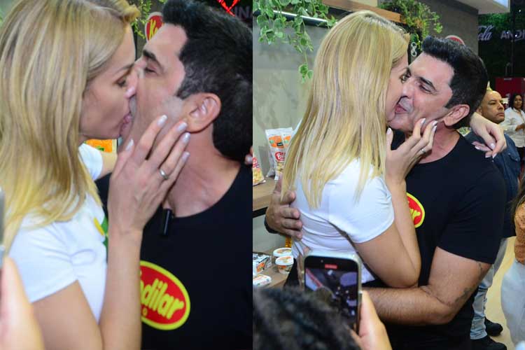 O Amor Ana Hickmann E Edu Guedes Aparecem Aos Beijos Em Evento No