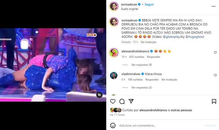 Sonia Abrão causa ao comentar sobre Ivete Sangalo no BBB24 quebrou