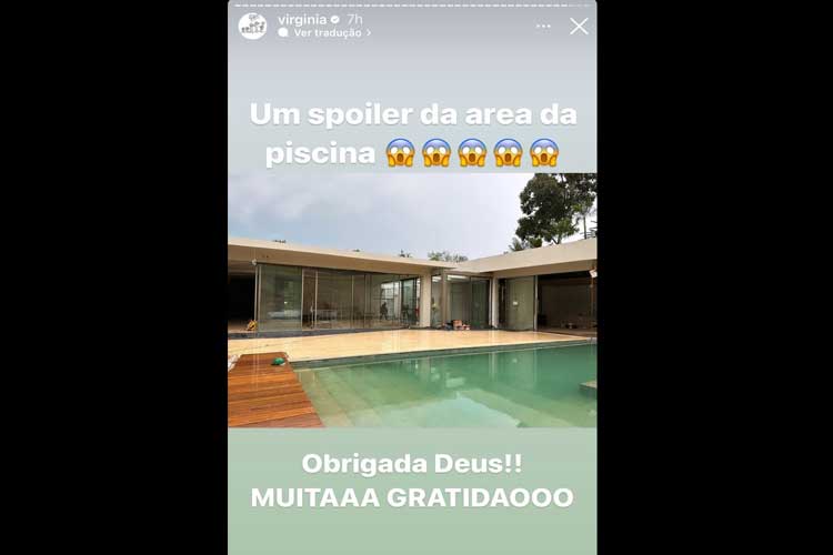 Virginia Fonseca Impressiona Seguidores Ao Exibir A Piscina De Sua