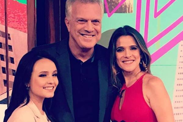 Larissa Manoela, Pedro Bial e Ingrid Guimarães (Reprodução/Instagram)