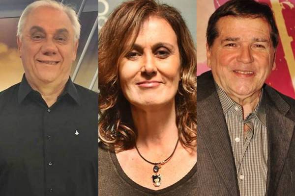 Marcelo Rezende - Márcia Cabrita - Jerry Adriani (Instagram/Maurício fidalgo/Estevam Avellar/Globo)