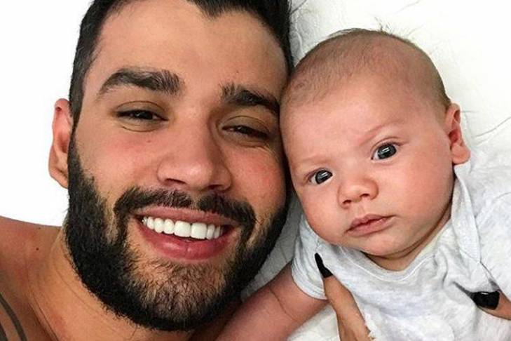 Gusttavo Lima e filho - Reprodução/Instagram