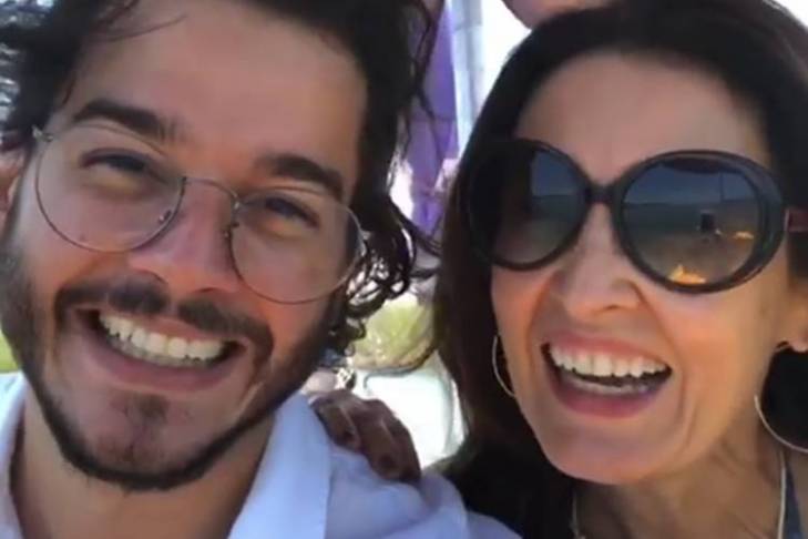 Tulio Gadelha e Fátima Bernardes/Instagram