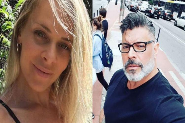Samantha Gondin e Alexandre Frota - Montagem/Área VIP