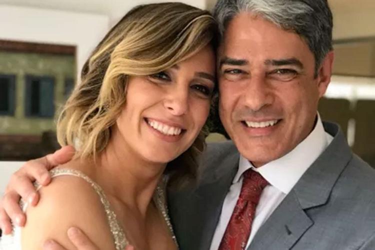 Natasha Dantas e William Bonner - Reprodução/Instagram