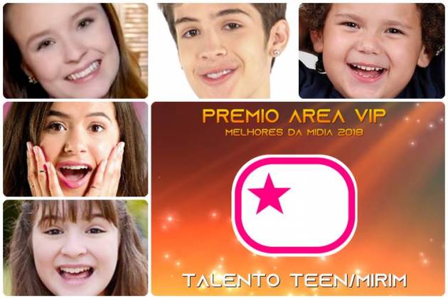 Prêmio Área VIP 2018 - Talento Teen - Mirim