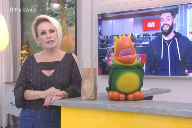 Ana Maria, Louro José e Cauê/Reprodução Globoplay