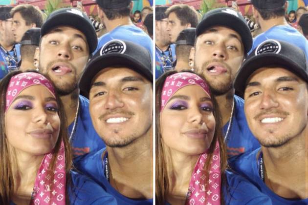 Neymar Anitta e Medina/Reprodução Instagram