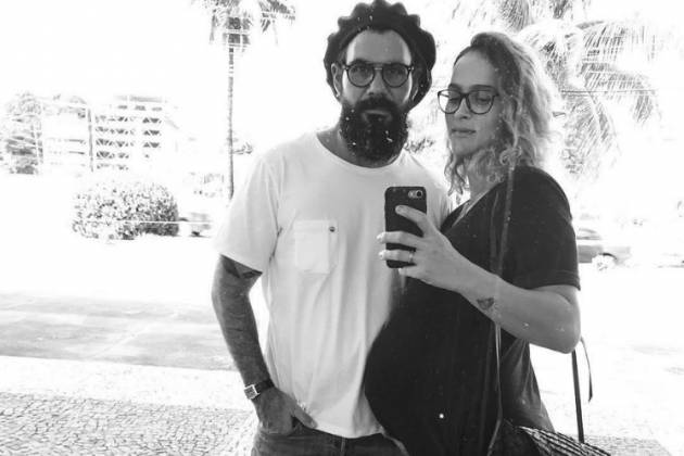 Juliano Cazaré e a esposa/Reprodução Instagram