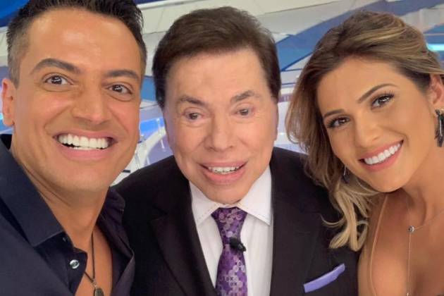 Leo Dias SIlvio Santos e Lívia Andrade/Reprodução Instagram