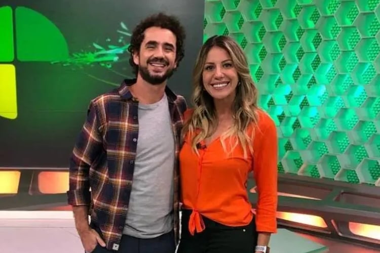 Felipe Andreoli e Bárbara Coelho - Reprodução/Globo