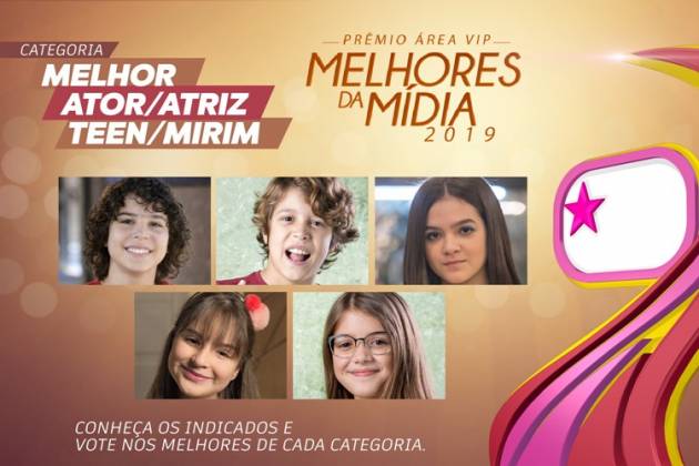 Prêmio Área VIP - Categoria Melhor Artista Mirim de 2019