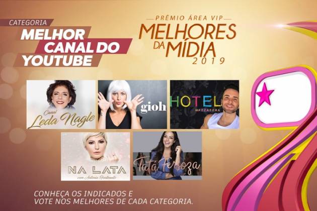 Prêmio Área VIP - Categoria Melhor Canal do Youtube de 2019