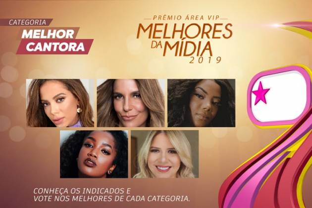 Prêmio Área VIP - Categoria Melhor Cantora de 2019