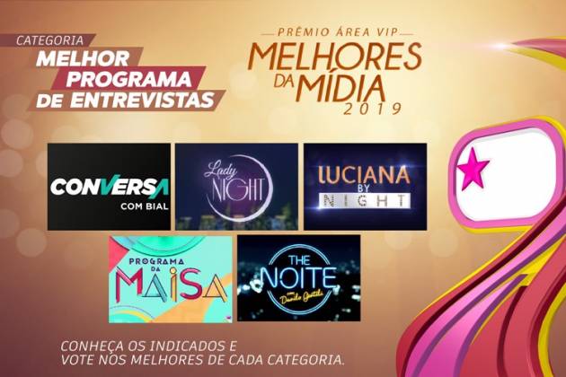 Prêmio Área VIP - Categoria Programa de Entrevistas de 2019