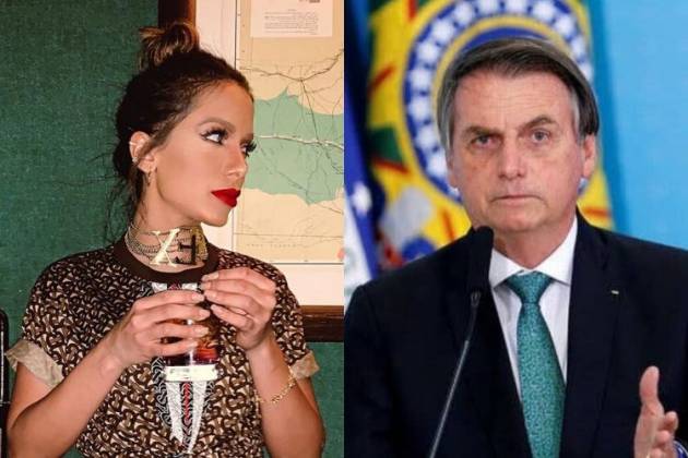 Anitta e o presidente Jair Bolsonaro - Reprodução: Instagram