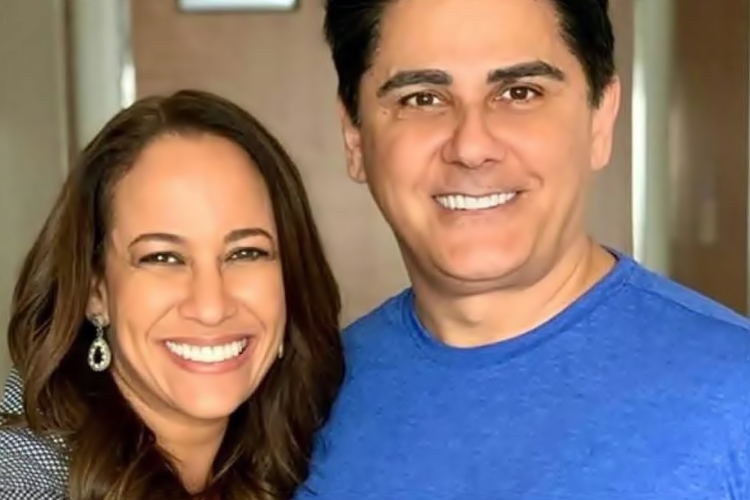 Renata Alves e César Filho (Reprodução/TV Globo).