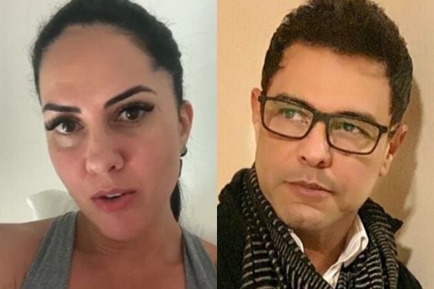 Zezé Di Camargo e Graciele Lacerda tristes