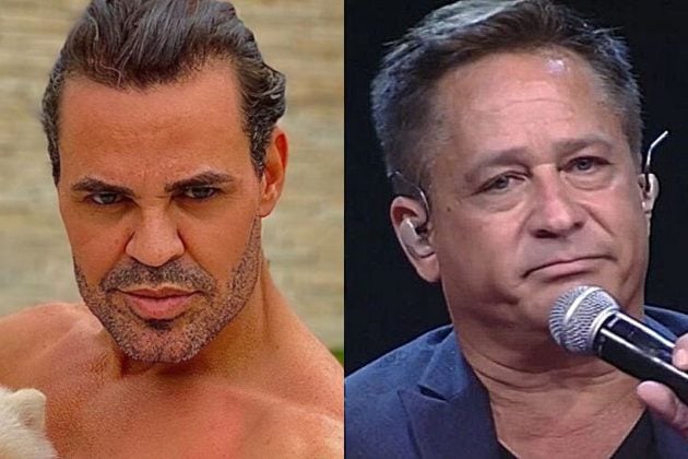 O cantor sertanejo Eduardo Costa e Leonardo - Reprodução: Instagram (Montagem: Área VIP)