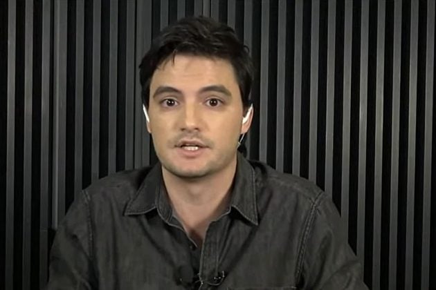 O youtuber Felipe Neto durante a sua entrevista ao 'Roda Viva' - Reprodução: Instagram