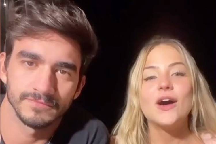 Gabi Martins e Guilherme Napolitano postam stories em emissora de TV famosa (Foto: Reprodução/Instagram)