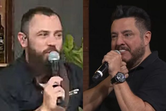 O cantor sertanejo Mateus e Bruno - Reprodução: Instagram (Montagem: Área VIP)