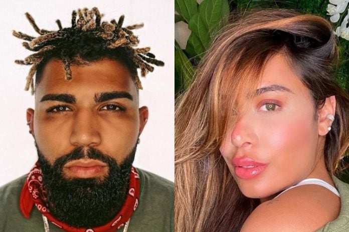 Gabigol e Rafaella, a irmã de Neymar - Reprodução: Instagram (Montagem: Área VIP)