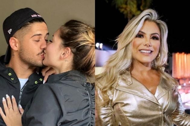 O cantor sertanejo Zé Felipe, sua namorada e sua mãe - Reprodução: Instagram (Montagem: Área VIP)