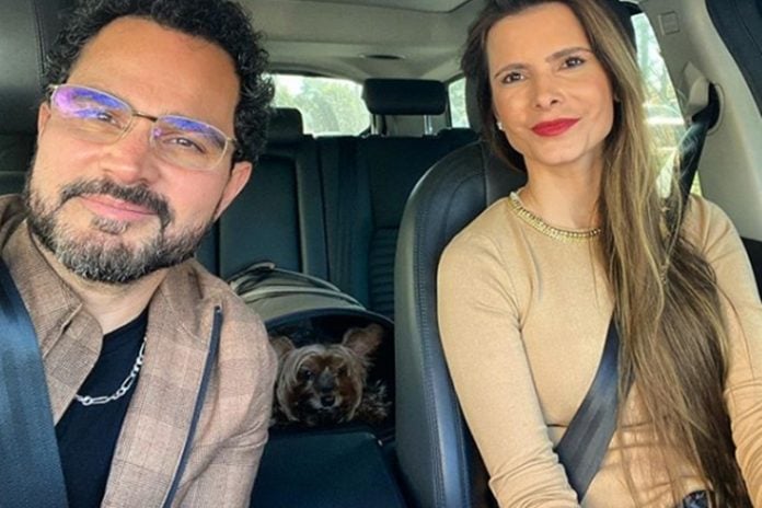 Sertanejo Luciano Camargo e esposa Flávia Camargo reprodução Instagram