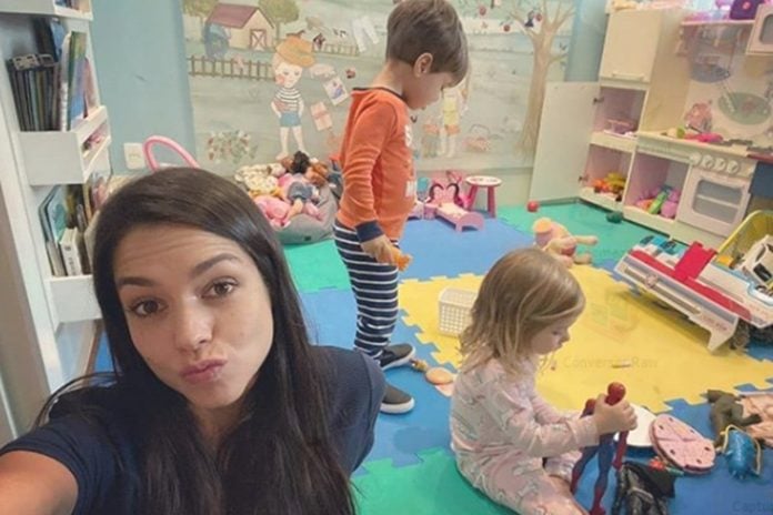 Thais Fersoza e os filhos reprodu