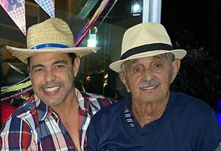 Zezé Di Camargo e o pai, seu Francisco - Instagram