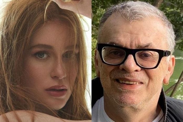 A atriz Marina Ruy Barbosa e o autor Walcyr Carrasco - Reprodução: Instagram (Montagem: Área VIP)