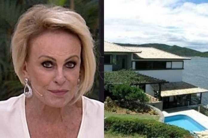 Ana Maria Braga e a sua casa - Reprodução: Instagram e Viva Real (Montagem: Área VIP)