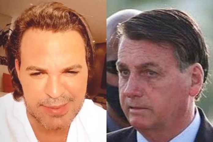 Eduardo Costa e Jair Bolsonaro - Reprodução: Instagram