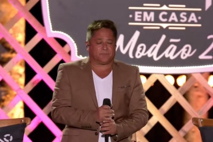 O cantor sertanejo Leonardo - Reprodução; YouTube (Captura: Área VIP)