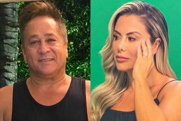 O cantor sertanejo Leonardo e a sua esposa, Poliana Rocha - Reprodução: Instagram