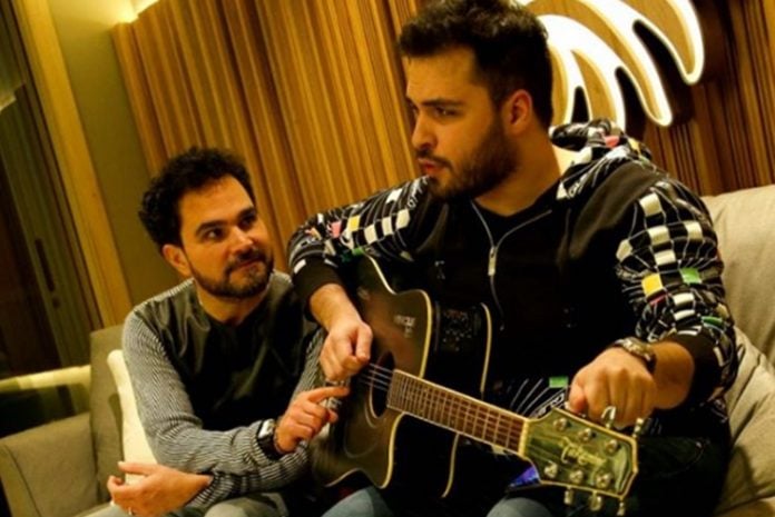 Sertanejo Luciano Camargo e filho Nathan reprodução Instagram