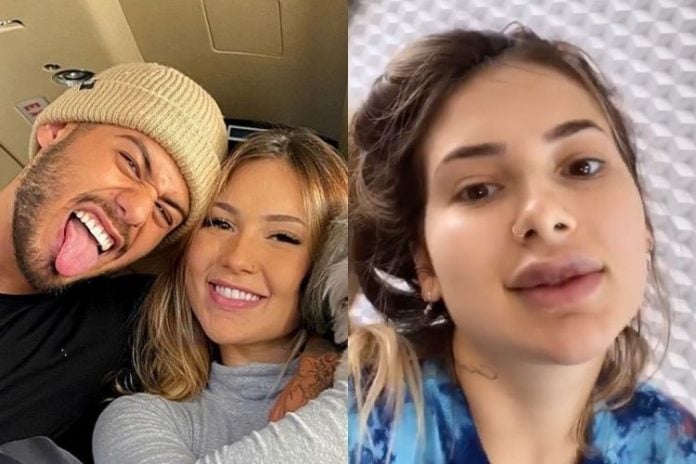 A namorada do cantor sertanejo Zé Felipe antes e depois - Reprodução: Instagram