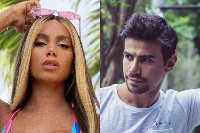 Anitta e o cantor sertanejo Mariano - Reprodução: Instagram (Montagem: Área VIP)