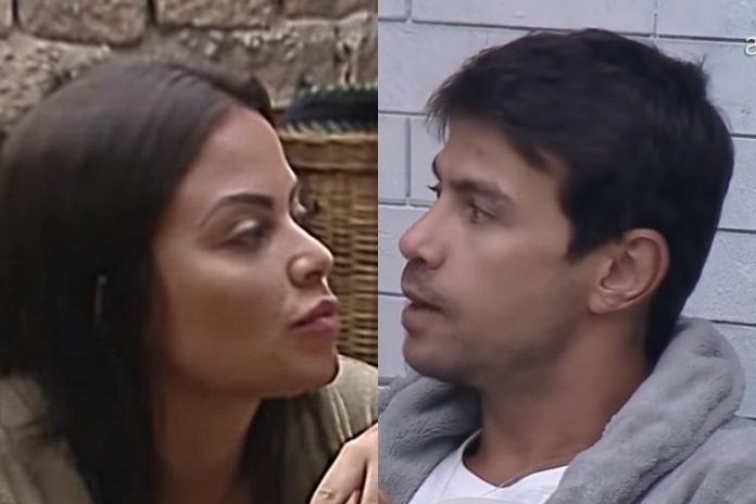 Victória VIllarim e o cantor sertanejo Mariano - Reprodução: PlayPlus (Montagem: Área VIP)