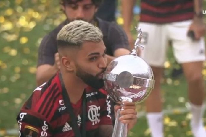 Gabigol e a Libertadores - Reprodução: Instagram