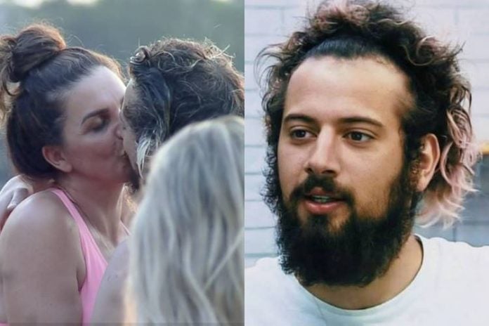 A Fazenda 12: Cartolouco faz aniversário e ganha beijo de Luiza Ambiel - Foto: Reprodução/RecordTV/Montagem Área VIP