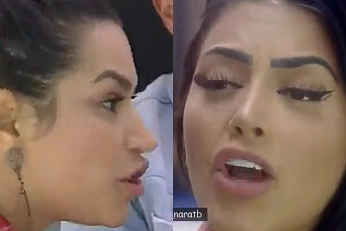 Raíssa Barbosa e Mc Mirella - Reprodução: PlayPlus (Motnagem: Área VIP)