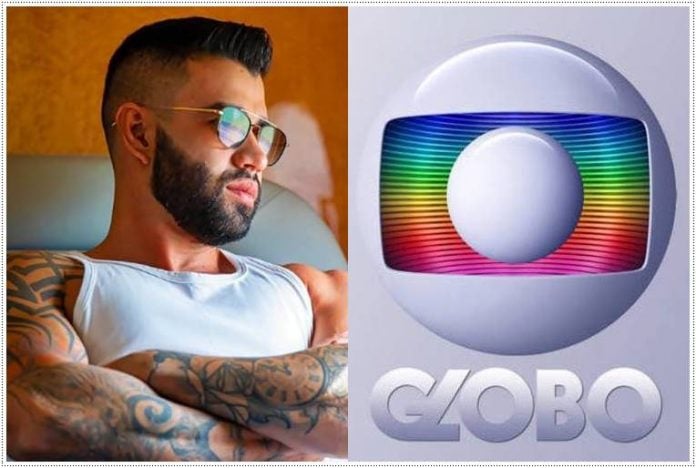 Após polêmica sobre separação, Gusttavo Lima tá na mira da Globo - Foto: Reprodução/ Instagram e Rede Globo/ Montagem ÁreaVIP